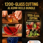 Glass Cutting Videos Bundle – 1200+ Satisfying Reels for Instagram & YouTube Shorts