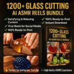 Glass Cutting Videos Bundle – 1200+ Satisfying Reels for Instagram & YouTube Shorts