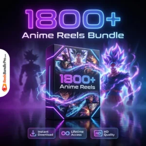 Anime Reels Bundle – 1800+ Viral Videos for Instagram & YouTube Shorts