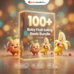 100+ Baby ASMR Fruit Eating Reels Bundle for Instagram & YouTube Shorts