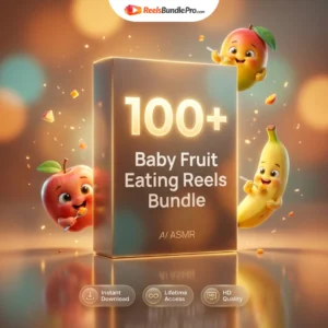 100+ Baby ASMR Fruit Eating Reels Bundle for Instagram & YouTube Shorts