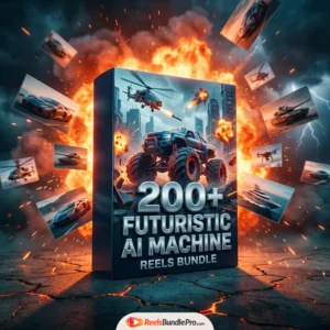 200+ Futuristic Machine AI Reels Bundle for Instagram & YouTube Shorts