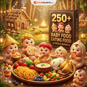 250+ Baby Food Eating Reels Bundle for Instagram & YouTube Shorts