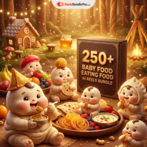 250+ Baby Food Eating Reels Bundle for Instagram & YouTube Shorts