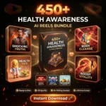 450+ Powerful Health Reels Bundle – AI Awareness Videos for Instagram & YouTube Shorts