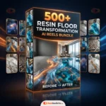 500+ Stunning Floor Transformation AI Reels Bundle for Instagram & YouTube Shorts