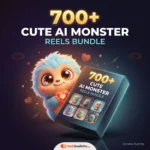 700+ Cute AI Monster Videos Bundle for Instagram & YouTube Shorts
