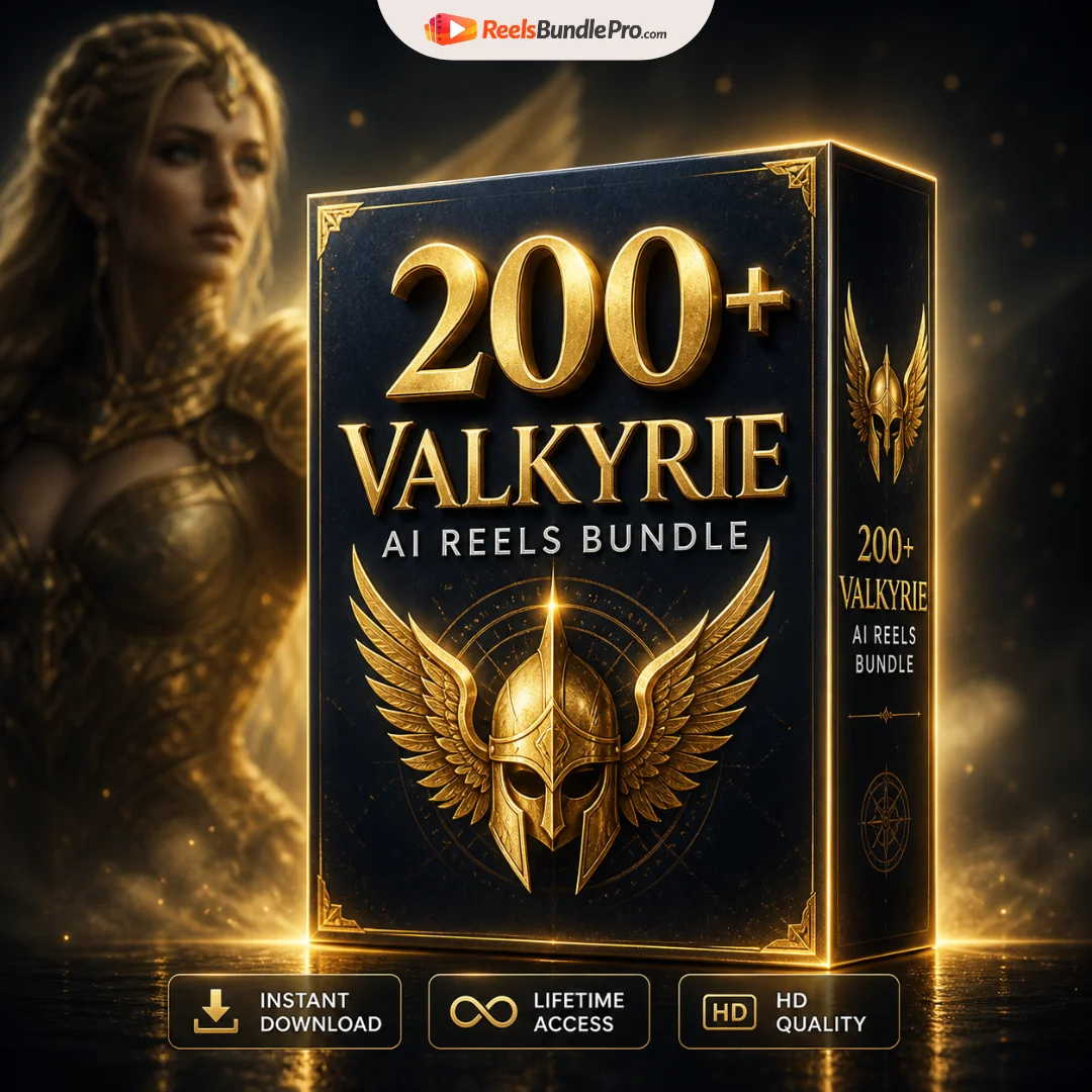 200+ Valkyrie AI Reels Bundle – Best AI Reels Bundle for Instagram & YouTube Shorts 200+ Valkyrie AI Reels Bundle – Best AI Reels Bundle for Instagram & YouTube Shorts