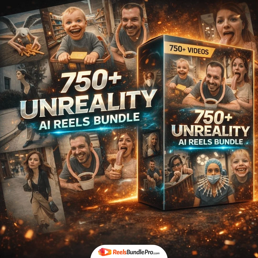 750+ Unreality AI Instagram Reel Bundle – Best Viral Reels Bundle for Content Creators